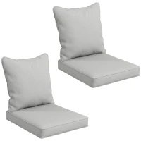 Ensemble de 2 coussins de rechange (assise + dossier)
