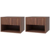 Ensemble de 2 tables de chevet suspendues