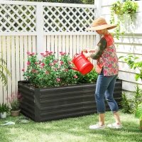 Jardinière surélevée galvanisée