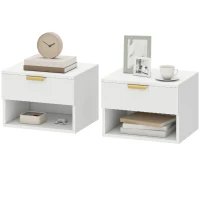 Tables de chevet suspendues (lot de 2)