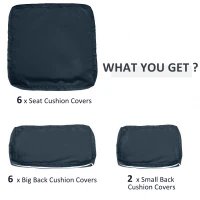 Housses de coussins de rechange (14 pièces)