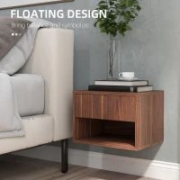 Ensemble de 2 tables de chevet suspendues