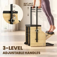 Chaise Pilates avec bandes de résistance
