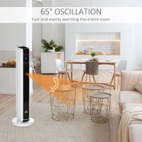 Chauffage d'appoint oscillant en céramique