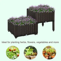 Jardinière surélevée 2 pièces