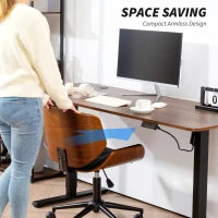 Chaise de bureau moderne, noire