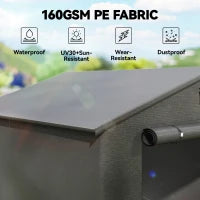 Abri de rangement portable 8 x 6 pi