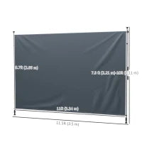 Store extérieur rétractable manuel 3,5 m x 3 m