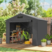 Abri de rangement portable 8 x 6 pi