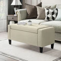 Banc coffre de 91 cm, beige