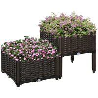 Jardinière surélevée 2 pièces