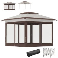 Abri pare-soleil instantané 3,65 m x 3,65 m