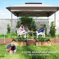 Abri pare-soleil instantané 3,65 m x 3,65 m