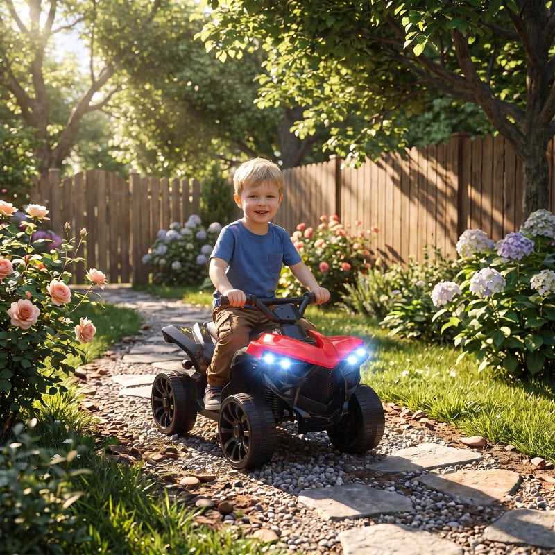 Quad électrique 6V pour enfants, rouge
