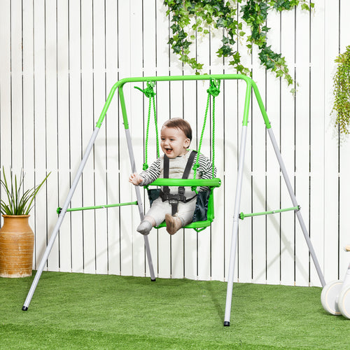 Balançoire pour bébés et jeunes enfants avec harnais de sécurité pour les 6 à 36 mois