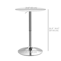 Table de bar ronde moderne