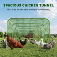 Tunnel à poules extra long 9 m