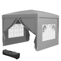 Tente pliante d'extérieur 10 x 10 pi