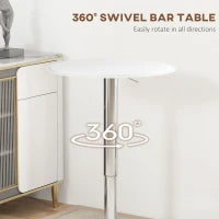 Table de bar ronde moderne