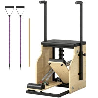 Chaise Pilates avec bandes de résistance