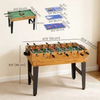 Table de jeux combinée