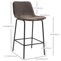 Ensemble de 2 tabourets de bar