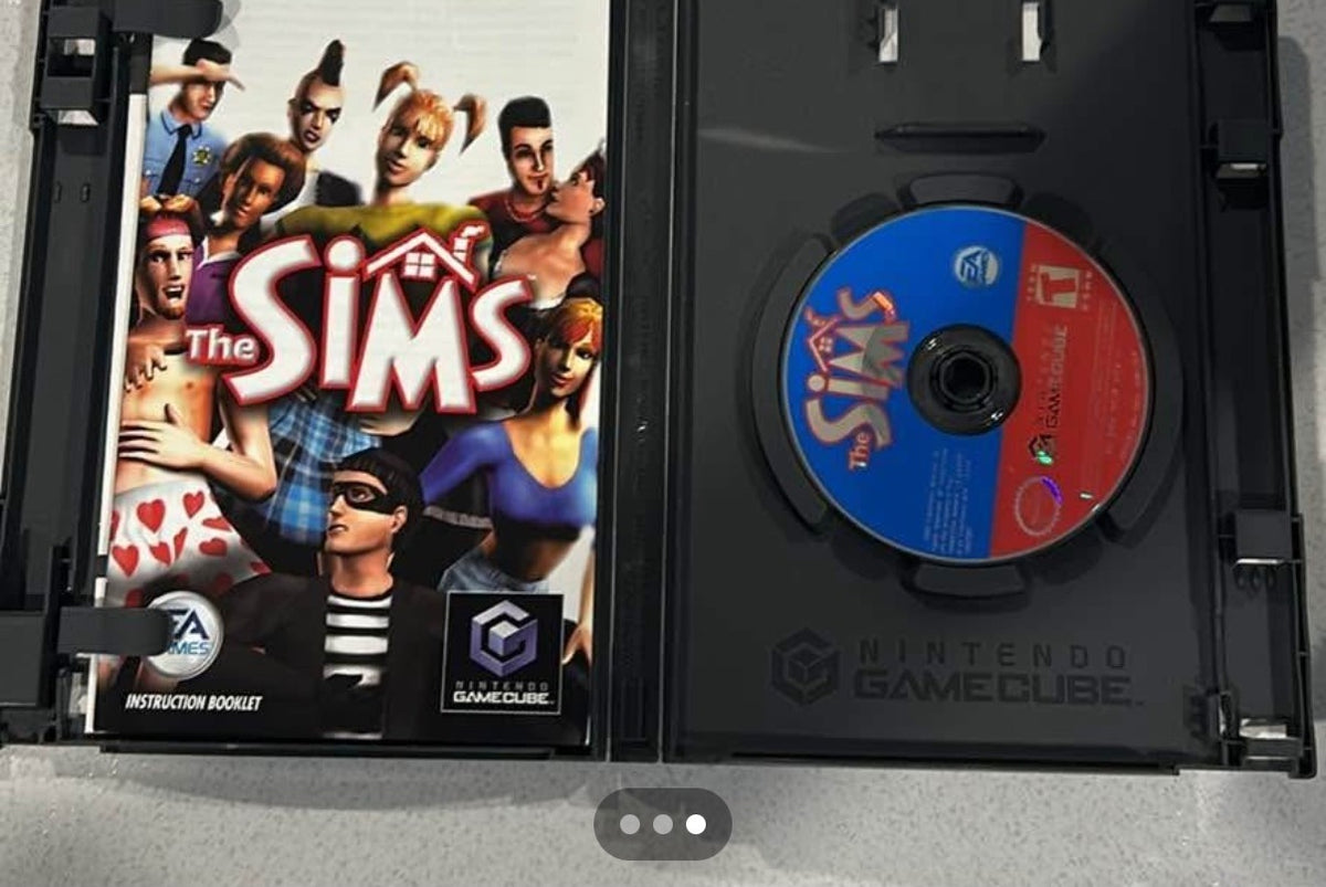 Les Sims GameCube - boitier ouvert