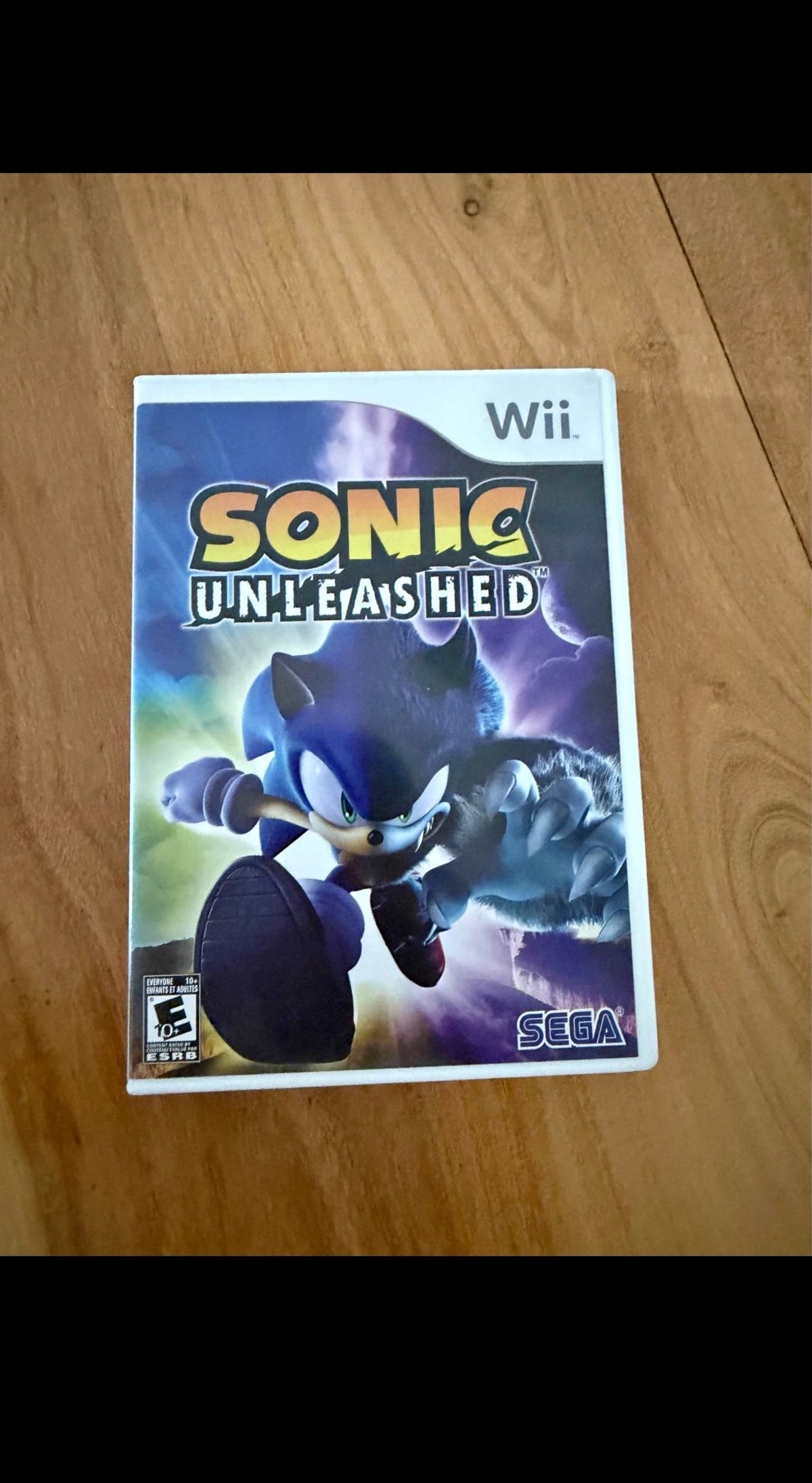 Sonic Unleashed Wii - boîtier