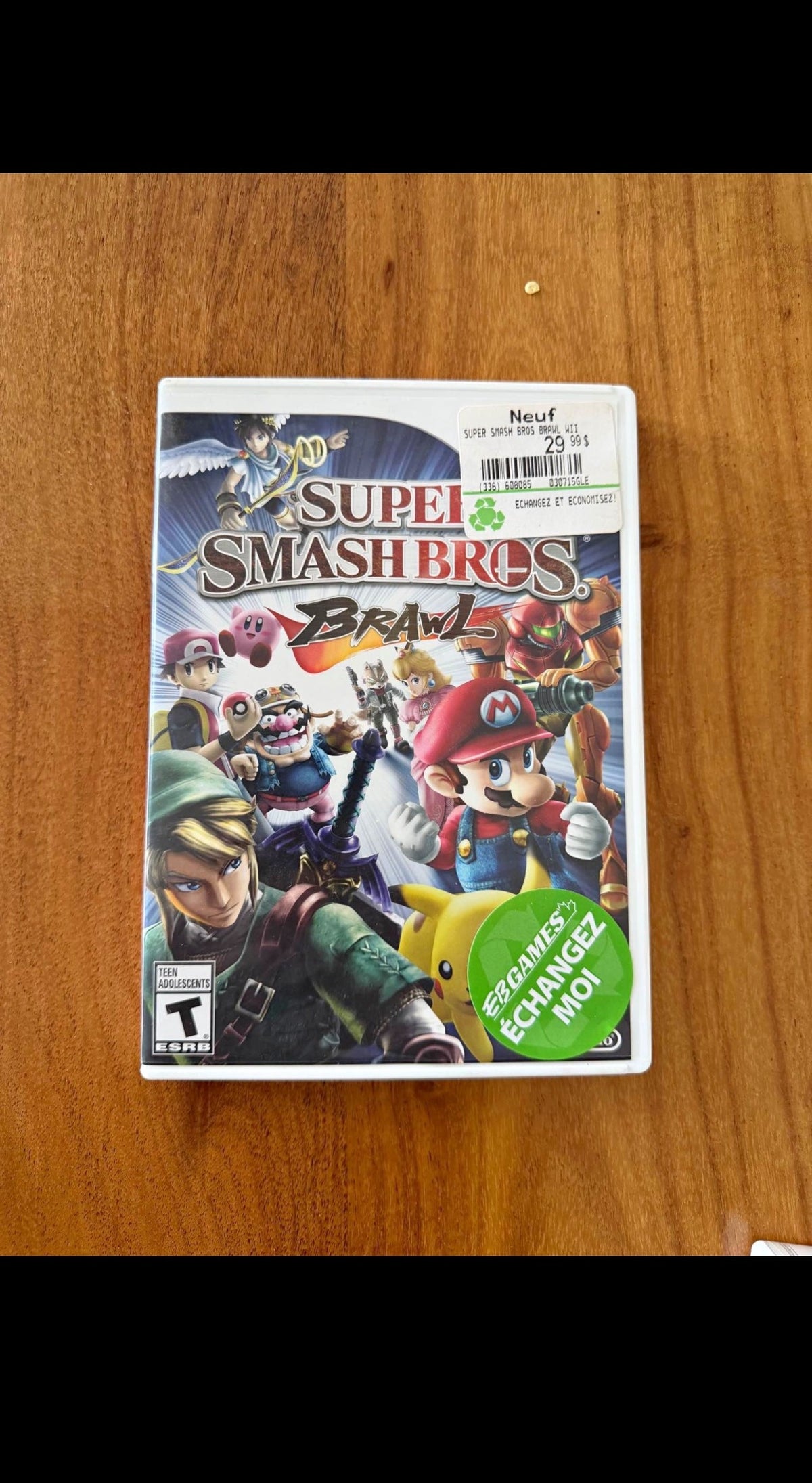 Smash Bros Brawl Wii - devant