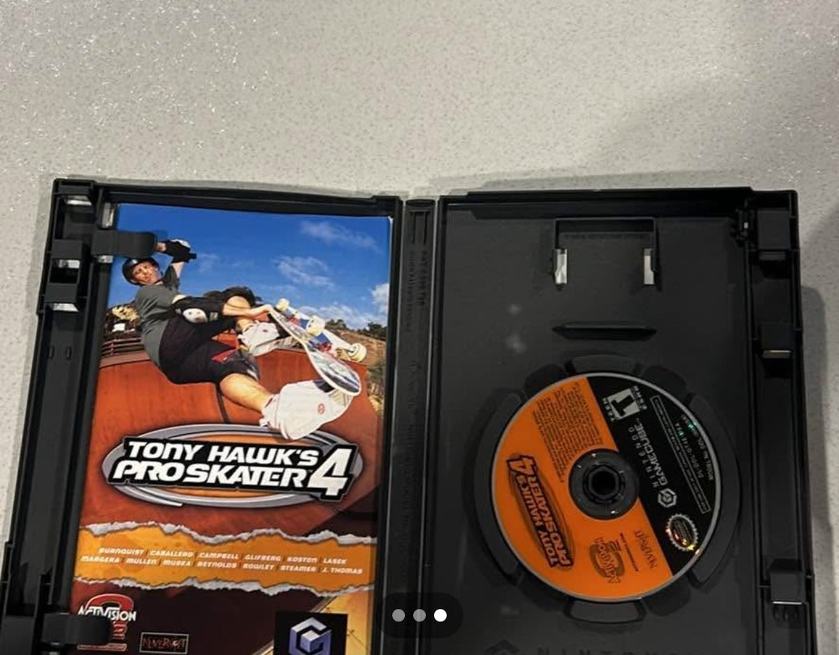 THPS4 GameCube - boitier ouvert