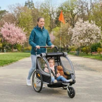 Remorque vélo 2 places pour enfants