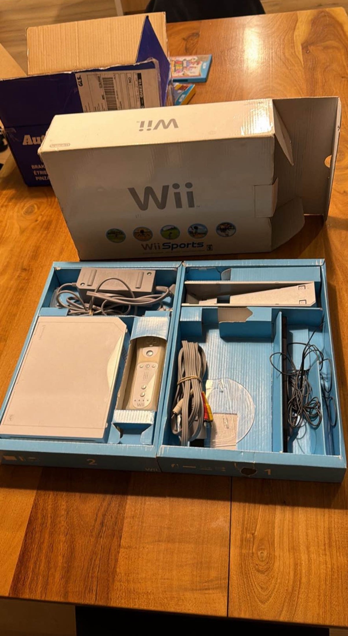 Console Wii en boîte