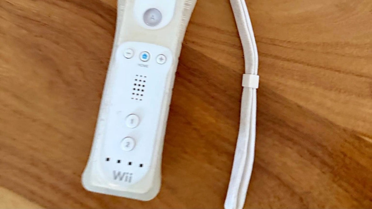 Manette Wii blanche Wiimote - gros plan
