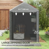 Abri de rangement extérieur 4 x 6 pi