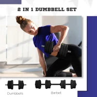 Ensemble d'haltères ajustables 44 lb